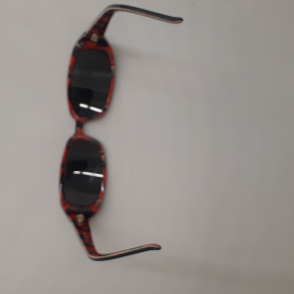 Kate Spade Clairs floral red black frames Sunglasses Sun glasses Shades - Picture 5 of 7